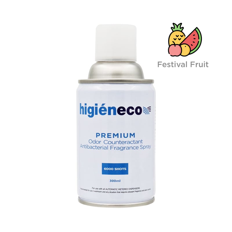 Higieneco Festival fruit Automatic Aerosol Air Freshener Fragrance Refill, Antibacterial, 300 mL