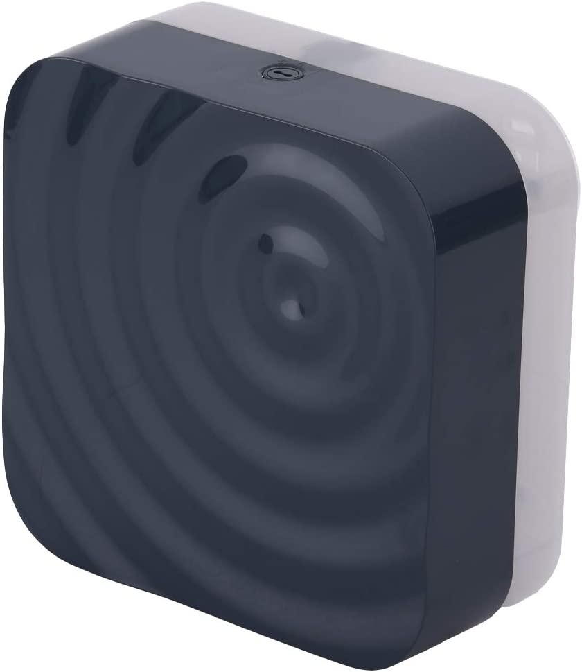 2-in-1 Hand Towel and Jumbo Toilet Roll Dispenser by Karim Rashid, Black