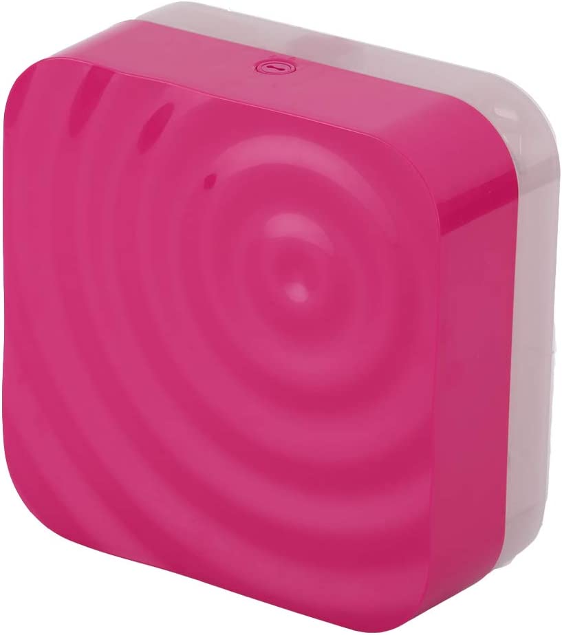 2-in-1 Hand Towel and Jumbo Toilet Roll Dispenser by Karim Rashid, Pink