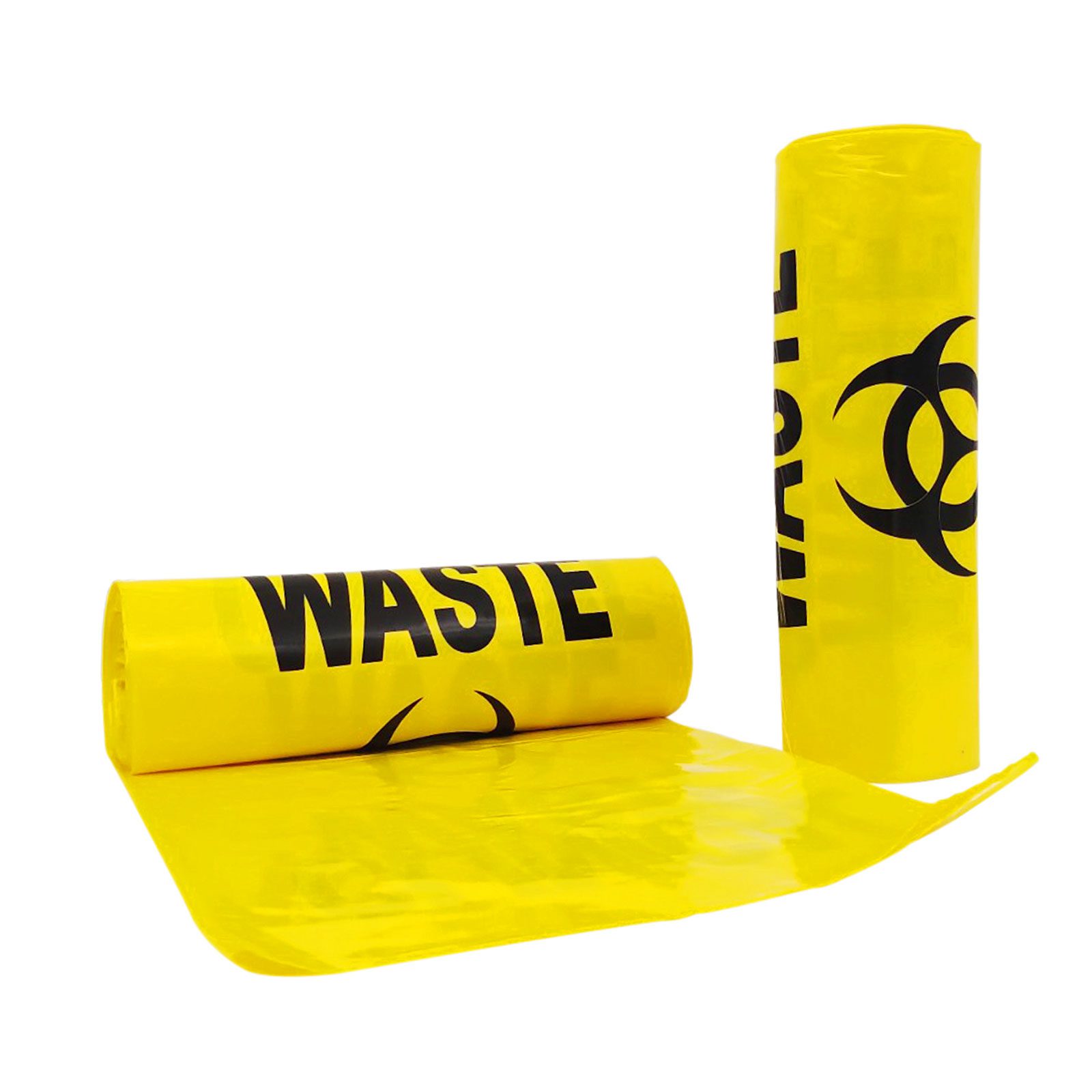 240L Clinical Waste Bags Bio Hazard Heavy Duty 10 per Roll
