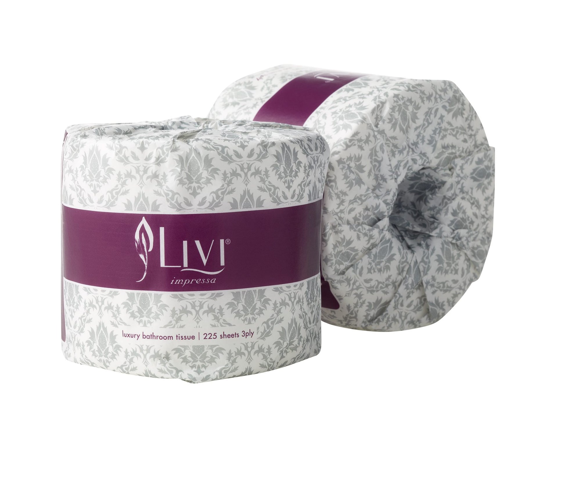 Livi Impressa bathroom embossed Toilet Paper 3 ply 225 sheets 3005
