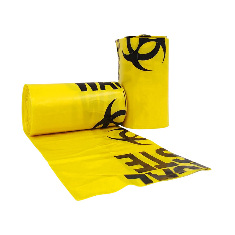 75L Clinical Waste Bio Hazard Heavy Duty Bags, 25 per Roll
