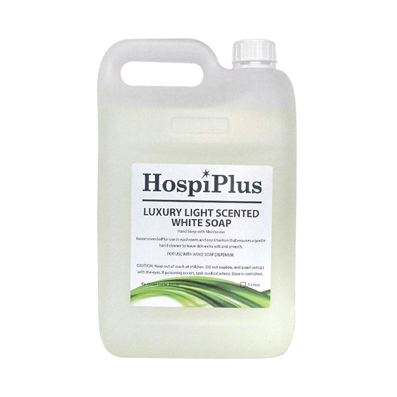 HospiPlus Luxury White Liquid Hand Soap with Moisturizer, 5L