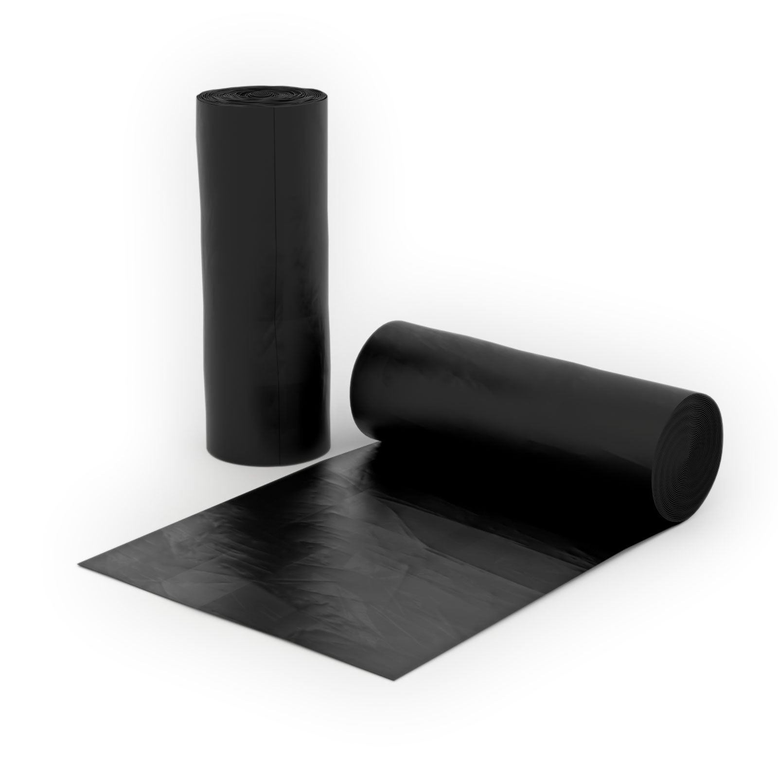 75 L Black Garbage Bags, 25 Bags