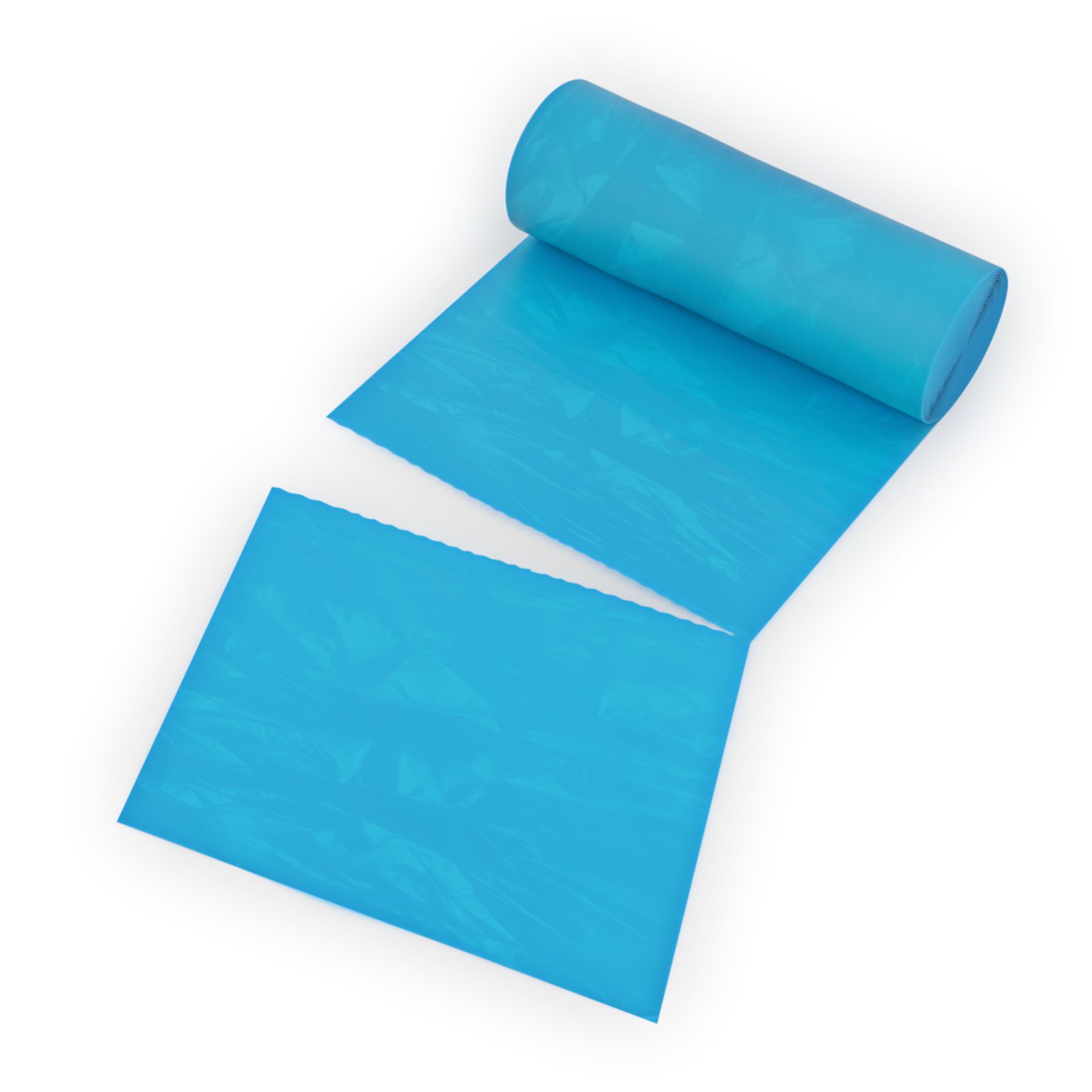 75 L Blue Garbage Bags, 25 Bags