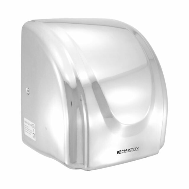 DailyMAX Conventional Hand Dryer, Polished Stainless Steel, Chrome