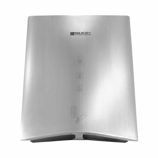 DualMAX High Speed Hand Dryer, Brushed Stainless Steel, Satin