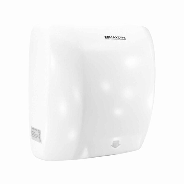 TurboMAX High Speed Hand Dryer, Stainless Steel, White Coated