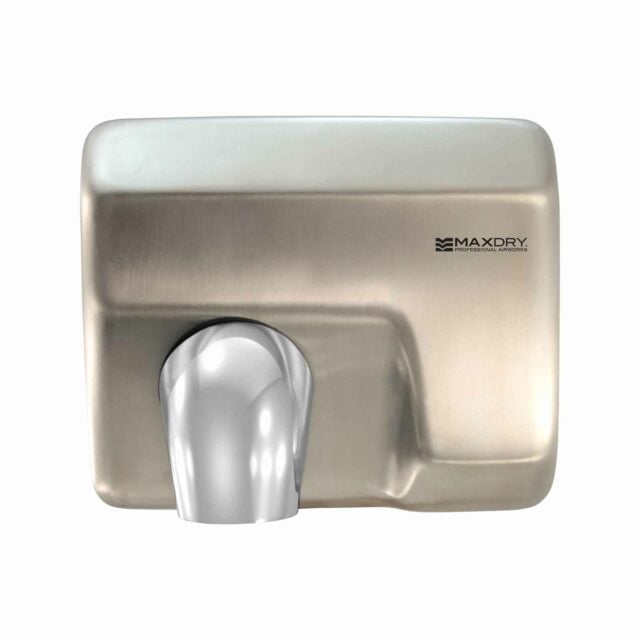 TradeMAX Conventional Hand Dryer, Brushed Stainless Steel, Satin