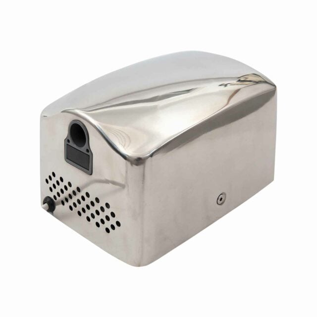 SpaceMAX High Speed Vertical Hand Dryer, Polished Stainless Steel, Chrome
