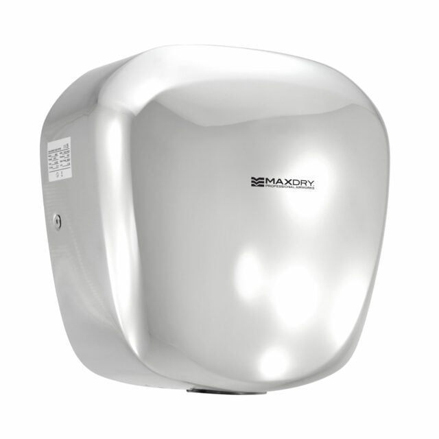 RetroMAX High Speed Hand Dryer, Polished Stainless Steel, Chrome
