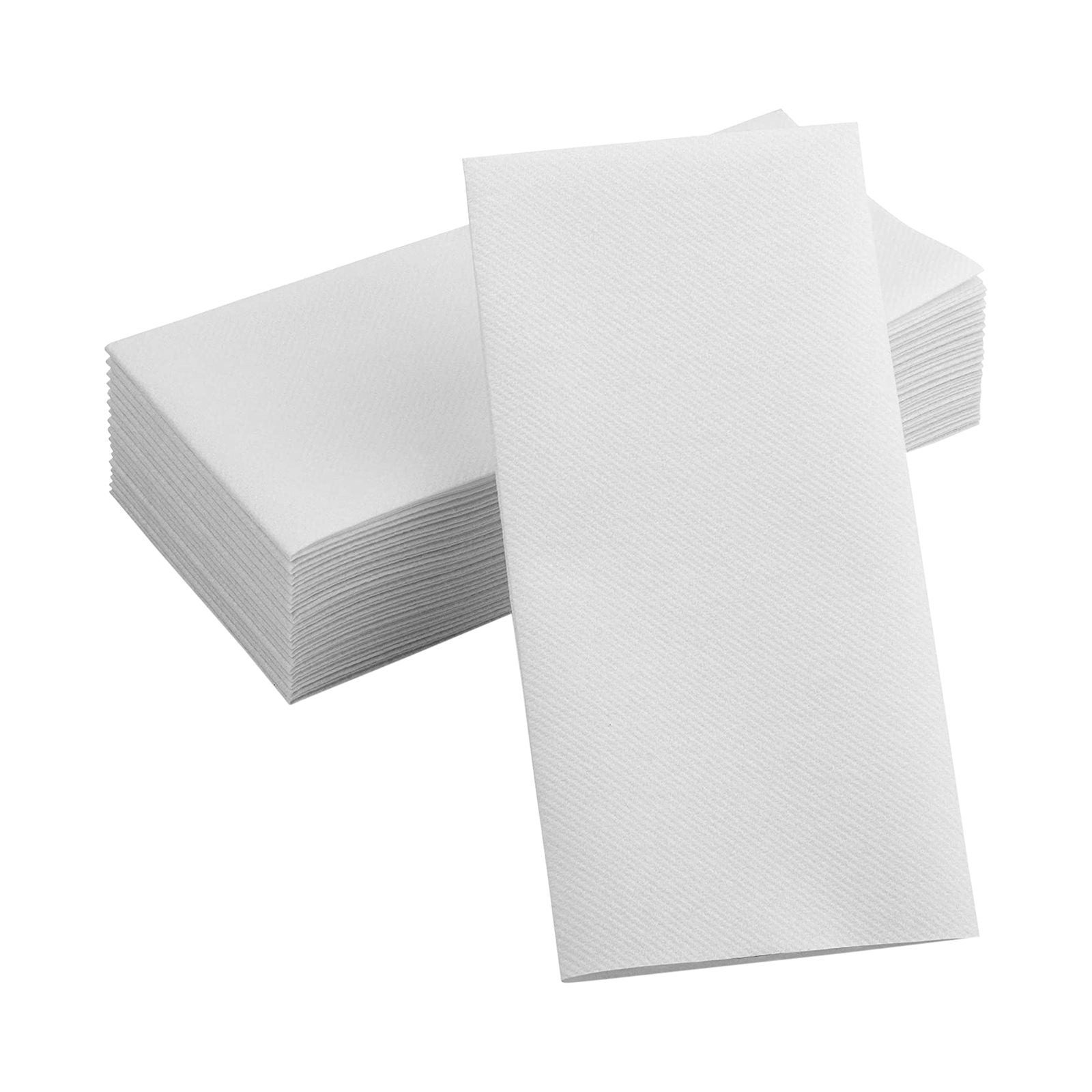 Premium Paper Quilted Napkins, White, 1000 Napkins