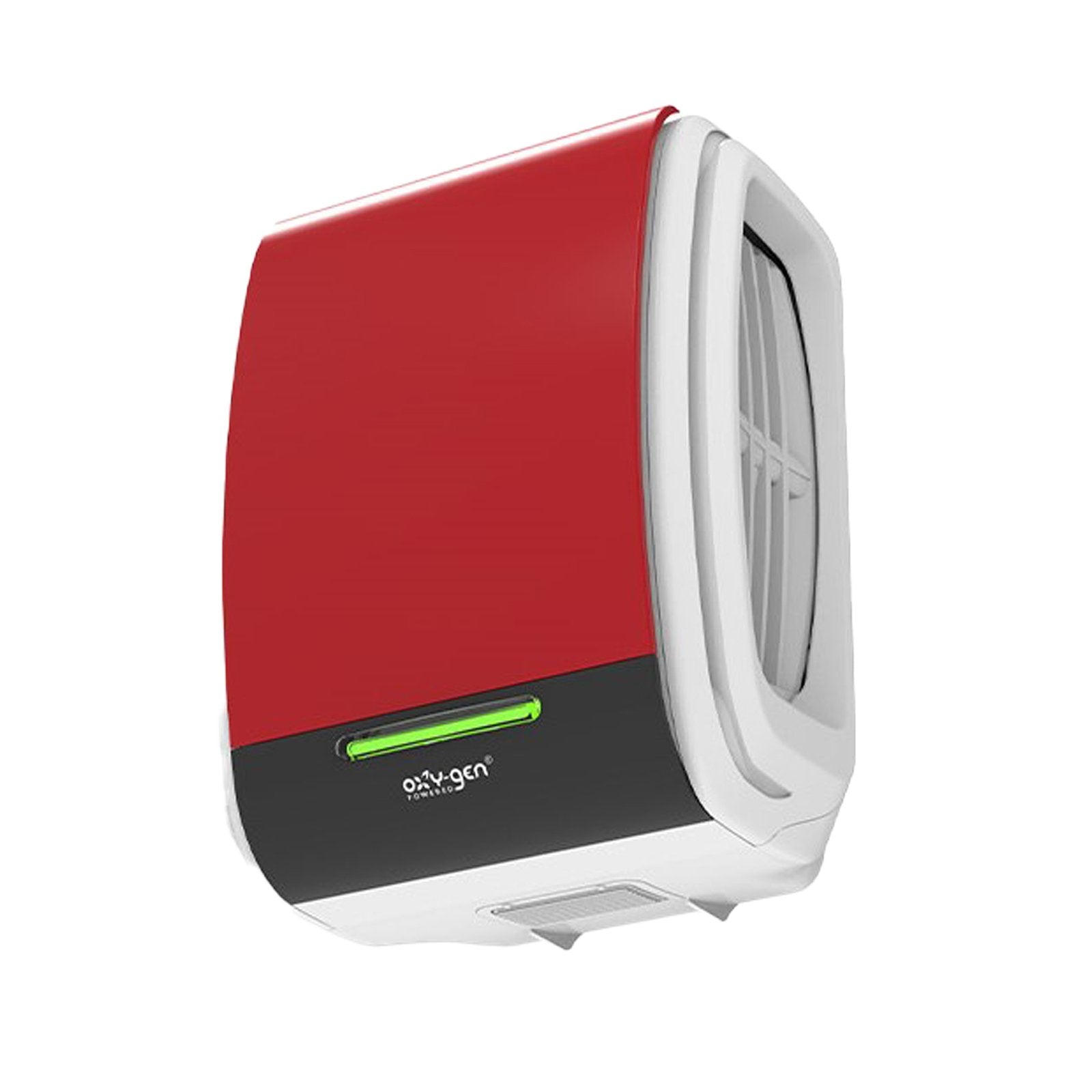 Oxygen-Supreme 30/60/90 Day Red with White Side Clip Dispenser