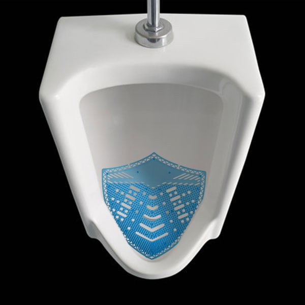 Anti-Splash Shield Enzyme Urinal Screen