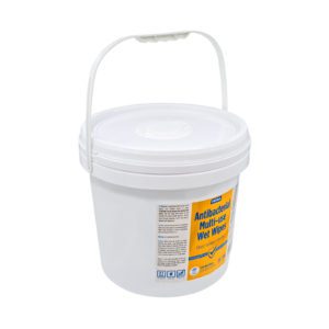 Extra Antibacterial Multi Use-Wet Wipes Roll 1200s Bucket angle handle