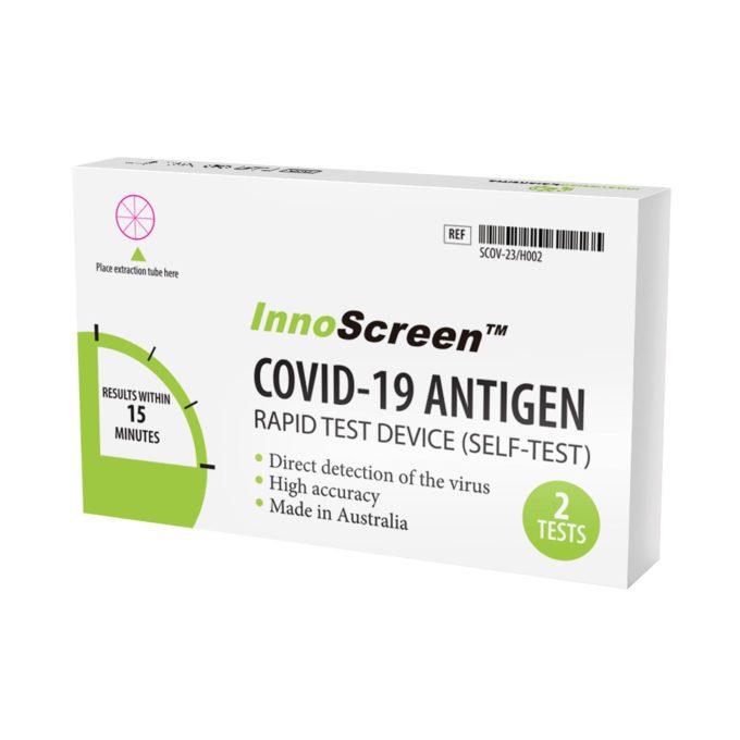 InnoScreen Covid-19 Antigen Rapid Test Device tests